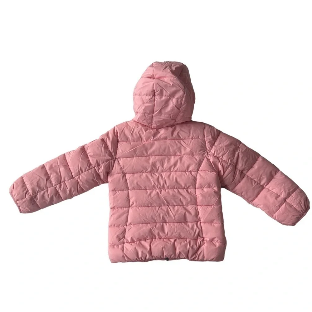 Gerry Girls Pink Bubble Jacket Jersey Lined Size Large